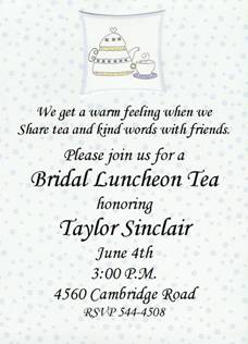 Tea Pot and Cup - Sip and See Baby Shower Invitations