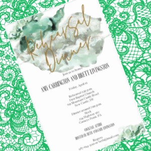 Rehearsal Dinner Invitations