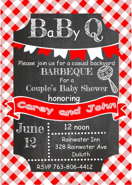 babyq baby shower invitations / winter 2020