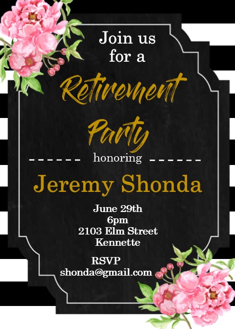 100+ Retirement Party Invitations - guests can not resist responding to ...