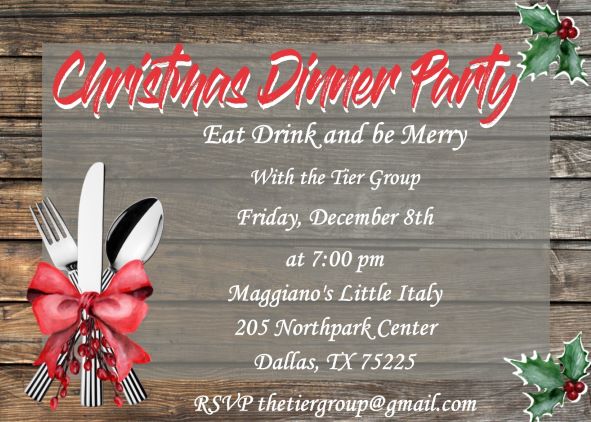 Christmas Dinner Party Invitations New Designs for 2023